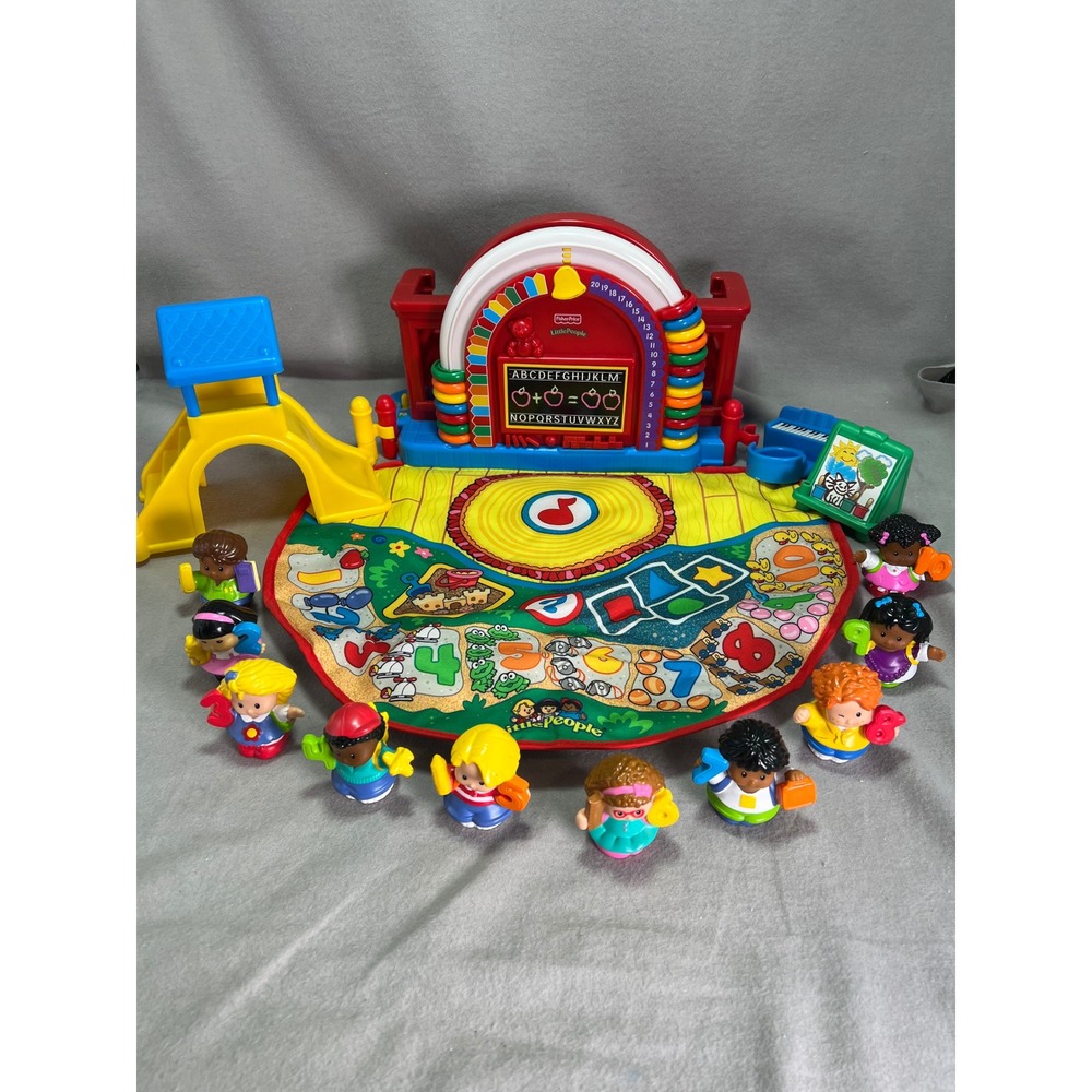 Fisher Price‎ Little People Time-to-Learn Preschool Playset Musical 10 People